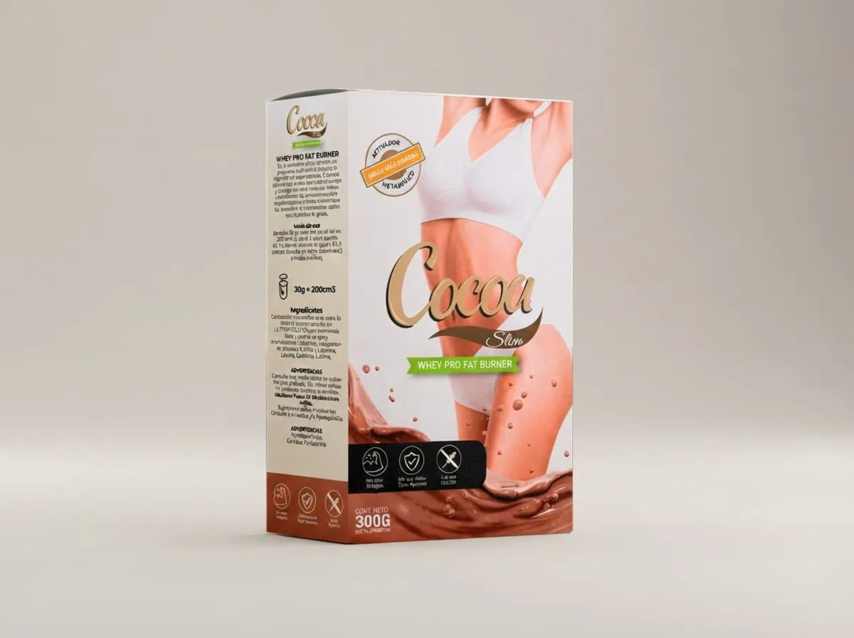 Cocoa Slim, sobre de 300 g con sabor a cacao